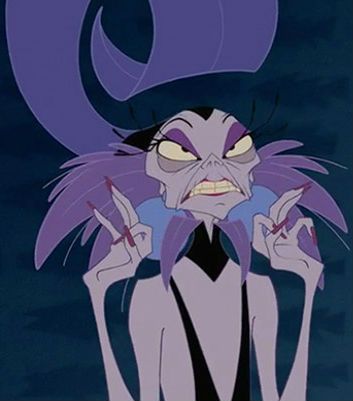 Eartha Kitt as the voice of Yzma in The Emperor's New Groove (2000) Maleficent, Disney, Purple