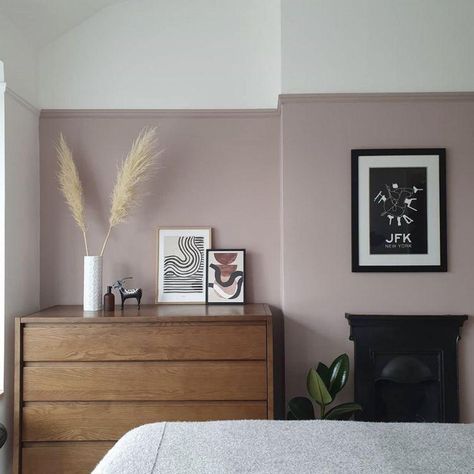 Merlot Bedroom, Dusky Pink Bedroom, Dusty Pink Bedroom, Pink Bedroom Walls, Rose Bedroom, Room Wall Colors, Pink Bedroom Decor, Bedroom Wall Colors, Pink Bedrooms