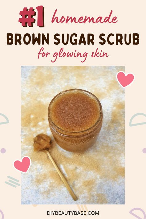 If you ever wondered how to make sugar scrub, you will be delighted with this brown sugar scrub recipe and tutorial. The recipe is incredibly easy to make and you most likely have all the ingredients in your home already (sugar, coconut oil, sweet almond oil, vanilla) . Once you see how inexpensive and easy to make this DIY sugar scrub is, you will never need to buy one again. Neither will you want to ;) Brown Sugar Face Scrub Diy, Sugar Scrub Diy Without Coconut Oil, Brown Sugar Body Scrub Diy, Brown Sugar Scrub Diy, Brown Sugar Scrub Recipe, Brown Sugar Homemade, Make Sugar Scrub, Sugar Lip Scrub Diy, Diy Brown Sugar