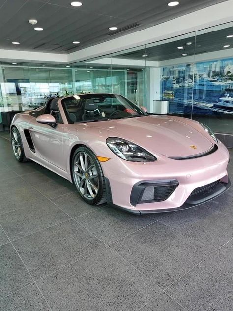 Pink Porche, Car Ideas Accessories, Pink Porsche, Fastest Car, Car Quotes, Aesthetic Car, Car Decorations, Porsche Gt3, Sport Automobile