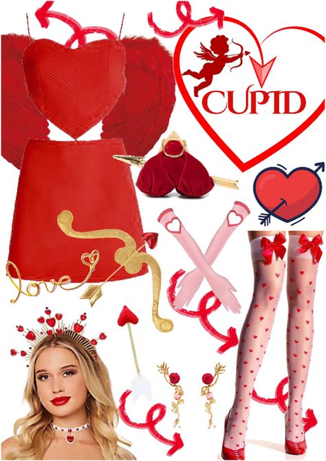 Cupid Outfit, Diy Costume, Cute Themes, Halloween 2023, Halloween Outfit, Disney Fan, Outfit Shoplook, Really Cute Outfits, Disney Fan Art