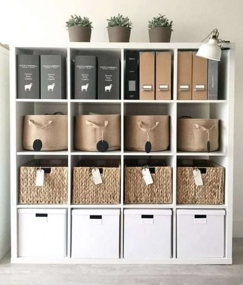 Diy Office Organization, Koti Diy, Office Organisation, Office Organization At Work, Diy Organizer, Dream Office, Office Inspo, Home Office Storage, Office Crafts