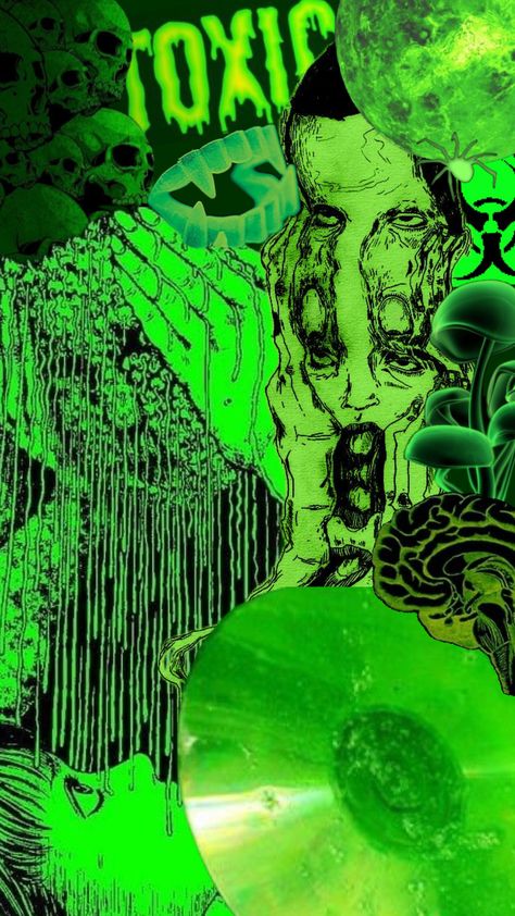 #toxic #neon #neongreen #biohazard #radioactive Biohazard Aesthetic, Weirdcore Aesthetic, Scene Wallpaper, Dreamcore Weirdcore, Green Wallpaper, Green Aesthetic, Neon Green, Your Aesthetic, Connect With People