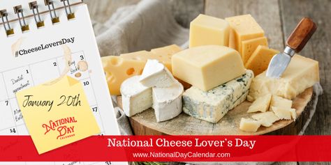 National Cheese Lover's Day January 20 Cheese Guide, Moldy Cheese, Cheese Doodle, National Cheese Lovers Day, Sandwich Day, Cheese Brownies, Cheese Day, Cream Cheese Brownies, Cheese Pairings