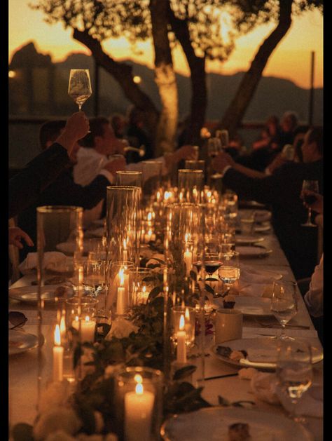 Outdoor Candle Lit Dinner, November Outdoor Wedding, Moody Outdoor Wedding, Dive Bar Wedding, Small Private Wedding, Candle Light Wedding, Dc Apartment, Intimate Reception, Mountaintop Wedding