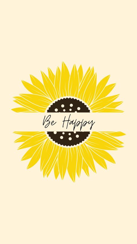 Be Happy Quote, Quote Wallpaper/Lockscreen, Sunflower, Sunflower Wallpaper/Lockscreen, Yellow Wallpaper/Lockscreen, Yellow Aesthetic, Sunflower Aesthetic Be Happy Wallpaper Aesthetic, Cute Sunflower Wallpaper Iphone, Yellow Aesthetic Wallpaper Quotes, Cute Sunflower Wallpaper, Yellow Aesthetic Sunflower, Phone Wallpaper Yellow, Yellow Lockscreen, Sunflower Wallpaper Iphone, Aesthetic Sunflower