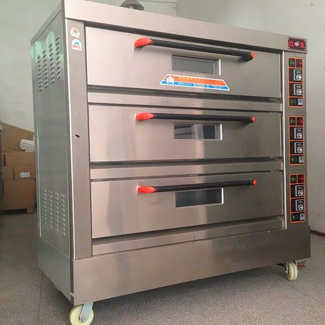 Industrial electric oven 3 deck 6 trays baking oven for sale https://m.alibaba.com/product/60308249560/Industrial-electric-oven-3-deck-6.html?__sceneInfo={"cacheTime":"1800000","type":"appDetailShare"} Bakery Equipment, Industrial Electric, Electric Oven, Double Wall Oven, French Door Refrigerator, Oven Baked, 3 Layers, Bread Baking, Refrigerator