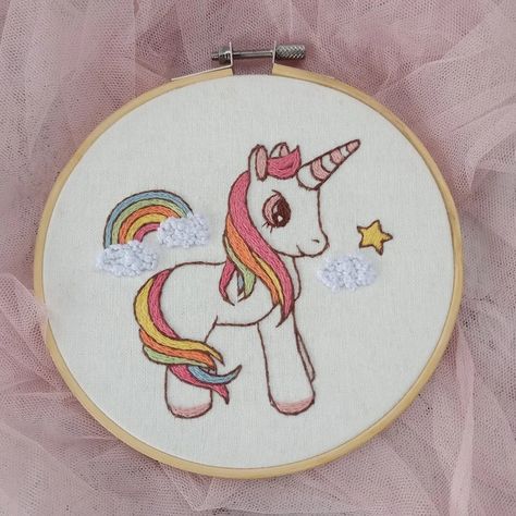 Unicorn Embroidery Pattern PDF File, Nursery, Instant Download, Modern Easy for Beginner, Digital Download - Etsy Embroidery Unicorn, Have Fun Today, Embroidery Basics, Transfer Techniques, Unicorn Embroidery, Embroidery Hoop Art Diy, Unicorn Pattern, Sewing Embroidery, Hand Embroidery Pattern