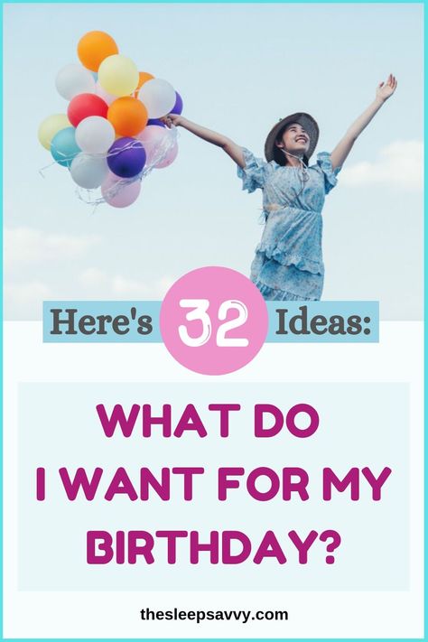 What do I want for my birthday? More deep sleep! Whether it's her 21st, 30th, 50th or 90th birthday, here are 32 gift ideas that everyone loves! What Do I Do For My Birthday, What Do I Want For My Birthday Ideas, Birthday Present For Myself Gift Ideas, What Can I Do For My Birthday, What Can I Do On My Birthday, What To Do On My Birthday, What I Want For My Birthday, What To Do For My Birthday, What Do I Want For My Birthday