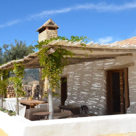 Finca La Donaira | Luxury Andalucia, Spain | Scott Dunn Spanish Farmhouse, Andalucia Spain, Malaga Spain, Wooden Staircases, Farm To Table, Chic Farmhouse, Spanish House, Holiday Villa, Red Walls