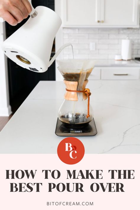 What you need to know to nail the perfect coffee ratio so you can stop guessing, and make an excellent pour over every time! Pour Over Coffee Recipe, Pour Over Coffee How To Make, Coffee Ratio, Coffee Measurements, Stovetop Kettle, Light Roast Coffee, Coffee Facts, Latte Recipe, Pour Over Coffee