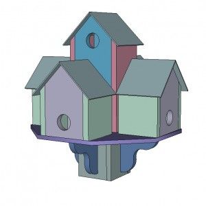 Birdhouse Plan Feature Birdhouse Plans, Bird House Plans Free, Bird Feeder Plans, Build A Dog House, Bluebird House, Cool Dog Houses, Bird House Plans, Bird House Kits, Bird Aviary