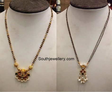 nallapusalu necklace models Beads Mangalsutra Designs, Thali Mangalsutra, Black Beads Chain, Mangal Sutra, Black Beads Mangalsutra Design, Mangalsutra Design, Black Beads Mangalsutra, Gold Mangalsutra Designs, Gold Jewelry Simple Necklace