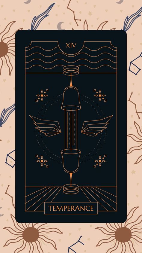 Temperance Wallpaper, Tarot Wallpapers, Temperance Tarot, Wedding Illustration, Aesthetic Wallpapers, Mood Board, Sense, Wallpapers, Tea