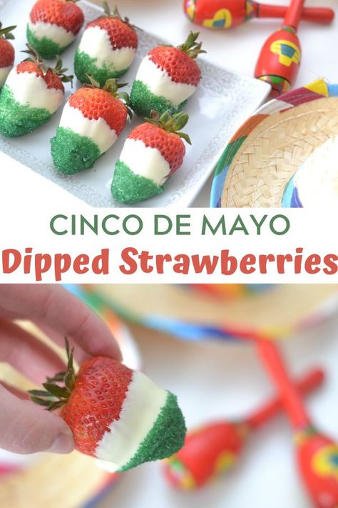 Cinco de mayo strawberries, cinco de mayo desserts, fun desserts for Cinco de Mayo, celebrating Cinco de Mayo, food ideas for Cinco de Mayo, plan a Cinco de Mayo party, easy dipped strawberries for Cinco de Mayo, Cinco de Mayo food Custom Steering Wheel, Bbq Pitmasters, Chocolate Bowls, Homemade Snickers, Dipped Strawberries, Seat Belt Covers, Easter Carrots, Taco Bar, 5 De Mayo