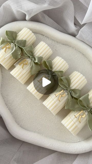 Aux Chandelles • Luxe Decor Candles & Gift Favours on Instagram: "R O M A N 🌿 baptism candle favours • small uncoloured hourglass candle with sage linen ribbon + 3D arch tag with the gold mirror letter ✨🕯️ #baptism #baptismfavours #christening #christeningfavours #baptismcandle #baptismcandles #christeningcandle #christeningcandles" Sage Green Baptism Decor, Elegant Beige Baptism Set, Baptismal Candle, Baptism Candle Favors, Candle Tags, Orthodox Baptism Candle, Mirror Letters, Baptism Candle Girl, Christening Decorations