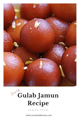 Easy Gulab Jamun Recipe, Recipe Using Milk, Easy Indian Dessert Recipes, Easy Indian Dessert, Gulab Jamun Recipe, Jamun Recipe, Most Popular Desserts, Indian Dessert, Gulab Jamun