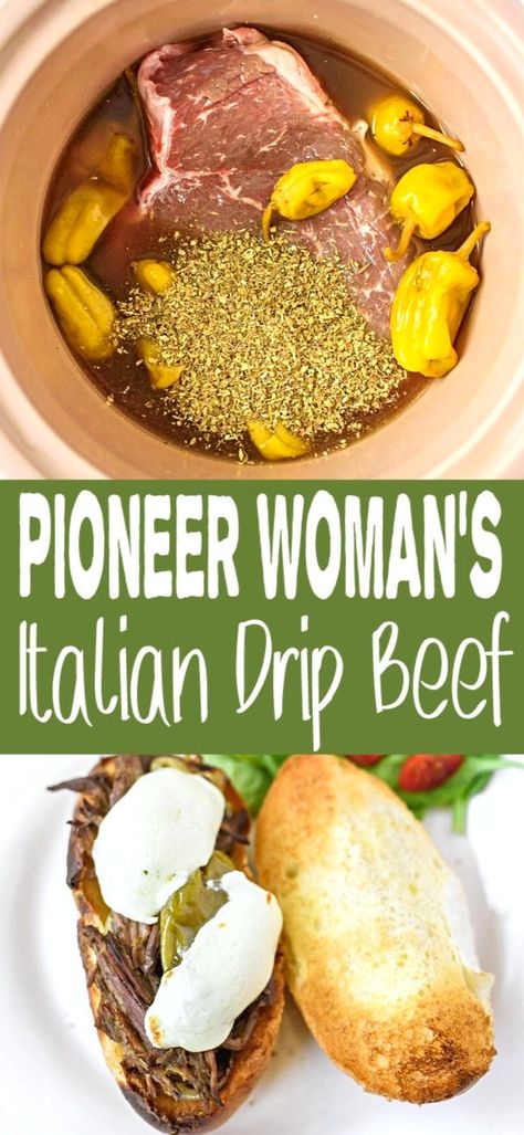 Italian Drip Beef, Pioneer Woman Recipes Dinner, Drip Beef, Italian Beef Crockpot, Ree Drummond Recipes, Grilled Steaks, Meatloaf Recipes Pioneer Woman, Roast Beef Sandwich, Classic Meatloaf Recipe