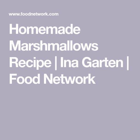 Homemade Marshmallow Recipe, Marshmallow Recipe, Mushroom Gravy Recipe, Cinnamon Syrup, Ginger And Cinnamon, Recipes With Marshmallows, Poached Pears, Homemade Marshmallows, Mushroom Gravy