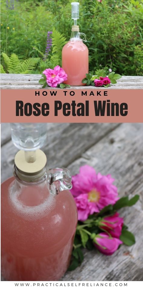 Herbal Mead Recipe, 1 Gallon Mead Recipe, Rose Wine Recipes, Fruit Wine Recipes, Wine Making Recipes, Homemade Wine Recipes, Wine At Home, Mead Recipe, Mead Wine