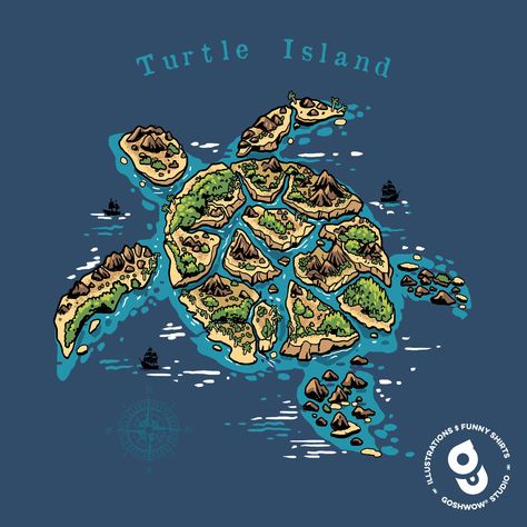 Turtle Island: where the chill vibes are always on. 🐢🏝️ #turtleisland 📍Now available in our stores! -> Link in the Bio! #turtle #turtlelove #turtlesofinstagram #islandlife #islandvibes #island #shirt #artwear #goshwow Turtle Island, Turtle Love, Chill Vibes, Island Vibes, Island Life, Art