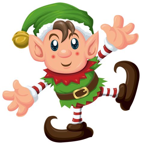 Santa Pics, Christmas Library, Elf Images, Elf Cartoon, Elf Clipart, Elf Drawings, Xmas Elf, Christmas Decorations For Kids, Holiday Clipart