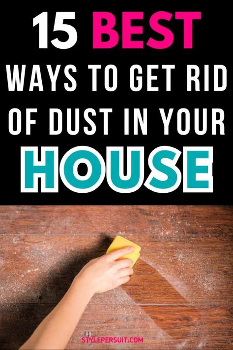 How to Get Rid of Dust in Your House Getting Rid Of Dust In House, How To Keep Dust Down In House, Dusty House, Home Cleaning Remedies, Mold Spores, Deep Cleaning Checklist, Dog Door, Cleaning Checklist, Laundry Hacks