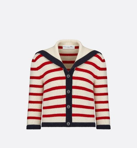 Nautical Looks, Christian Dior Fashion, Resort Fashion, Christian Dior Couture, Sailor Collar, Dior Couture, Boutique Online, 가을 패션, Lady Dior