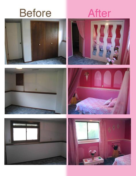 Princess Themed Bedroom by my sister Heidi Panelli - with links and progress photos! Princess Themed Bedroom, Disney Princess Room Decor, Disney Princess Room, Mommy Diy, Princess Bedrooms, Princess Room Decor, Princess Bedroom, Princess Diy, Girls Rooms