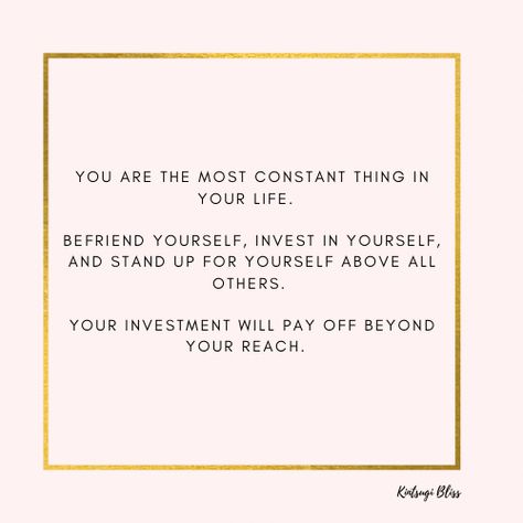 Have you started investing in yourself? Dare to share how? ✏️ Day by day im investing in myself and hope this page helps you do the same 💋 #empowerfemales #motivationalquotes #artistofinstagram #illustrationsartist #digitalartist #thebestisyettocome @kintsugibliss Investing In Myself Quotes, Invest In Myself, Myself Quotes, Investing In Yourself, Stand Up For Yourself, The Best Is Yet To Come, Start Investing, Chase Your Dreams, Day By Day