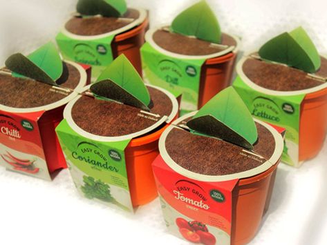 Eco Packaging Design, Kit Packaging, Coco Peat, Vegetable Packaging, Beautiful Packaging Design, Indoor Planting, Seed Kit, Seed Packaging, Handmade Packaging