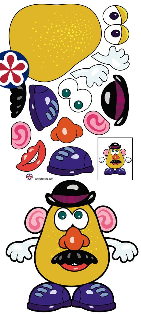 Mr. Potato Head Template for Discussing the Five Senses The five senses we as humans have are sight, hearing, smell, taste, and touch. When discussing these senses with students it can be fun to focus on each sense via this Mr. Potato Head template! Mr Potato Head 5 Senses, Mr Potato Head Craft, Mr Potato Head Printable, Five Senses Preschool, Head Template, Senses Preschool, Senses Activities, Toy Story Theme, The Five Senses