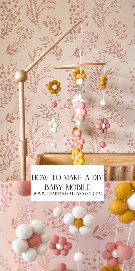 Make A Mobile, Diy Baby Mobile, Themed Nursery, Diy Baby, Nursery Themes, Diy Baby Stuff, Baby Nursery, Baby Mobile, Christmas Gift