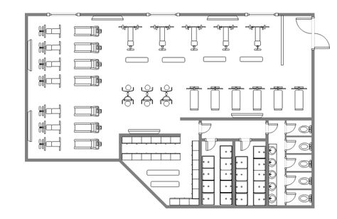 A free customizable gym design floor plan template is provided to download and print. Quickly get a head-start when creating your own gym design floor plan. Gym And Spa Floor Plan, Gym Floor Plan Layout, Small Gym Floor Plan, Gym Layout Design Floor Plans, Restaurant Plan Layout With Dimensions, Small Gym Layout, Gym Design Plan, Gym Design Architecture, Gym Plan Architecture