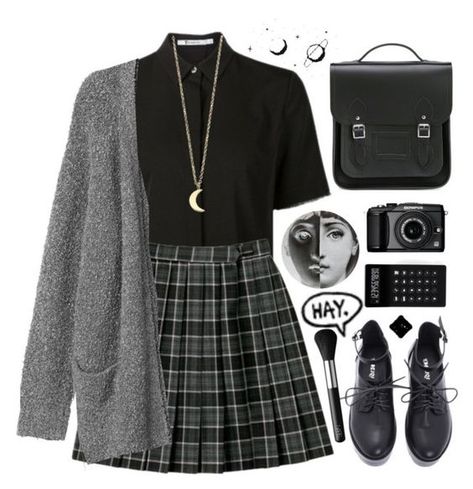 Outfit | Fashion | 2017 2017 Fashion Outfits, Academia Outfits, Rock Chic, Goth Outfits, Edgy Outfits, Mode Inspiration, Fashion 2017, Teen Fashion Outfits, Grunge Outfits