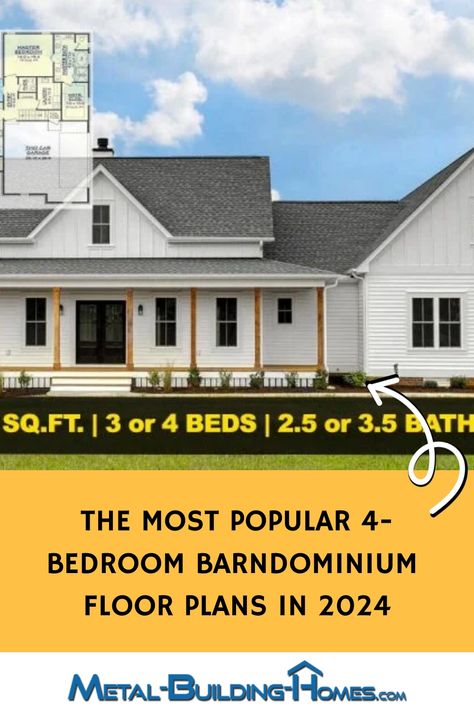 Explore a curated collection of top-rated 4-bedroom barndominium floor plans designed to cater to your preferences and requirements. Discover the perfect plan that aligns with your vision for an ideal living space. Whether you are seeking modern amenities or functional layouts, this list has something for everyone. Embrace the charm and versatility of barndo living with these sought-after plans tailored to meet your needs effectively. 30 X 60 Barndominium Floor Plans, Simple Barndominium Ideas 4 Bedroom, Barndo Floor Plans 4 Bedroom, Four Bedroom Barndominium Plans, Barndominium 4 Bedroom Floor Plans, 30x60 Barndominium Floor Plans, Barndominium Ideas Floor Plans 4 Bedroom, Barndominium 4 Bedroom, Barndominium Floor Plans 4 Bedroom