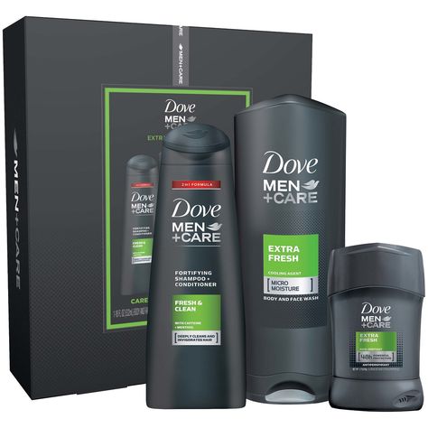 https://www.target.com/p/dove-men-care-extra-fresh-gift-set/-/A-75565628?clkid=6cc00cdeNb4e0a8ae7820b7e983824a31&lnm=360518&afid=Slickdeals_LLC&ref=tgt_adv_xasd0002&clkid=f9d00489N096f11e9bebe0a0f8e449c39&lnm=81938&afid=Katie%20Hernandez&ref=tgt_adv_xasd0002   WOW!! Grab this Dove Men+Care Extra Fresh Gift Set for $4.99 at Target. Select free store pickup if stock is available, otherwise shipping is free on orders $35+ PLUS, RedCard holders get an addt'l. 5% off! Hygiene Kit, Dove Set, Ideas For Father's Day, Dove Men Care, Guy Gifts, Target Gifts, Skin Care Collection, Dove Men, Diy Gift Baskets