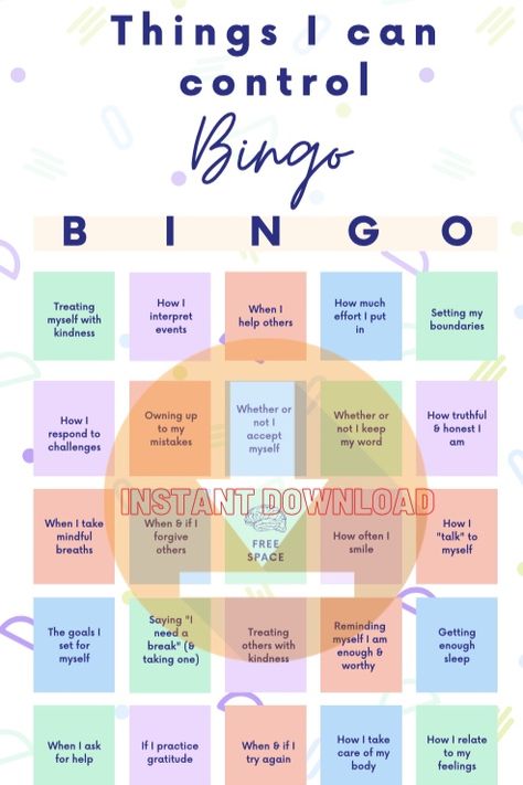 This therapy BINGO game is a fun and interactive way to help engage all age groups of players on things they can control. Utilize this game paired with other psychoeducational tools on circles of control or by itself as a fun engaging tool. Each download includes 10 BINGO cards for up to 10 play game use and statement call board. This game is easy to play with a group or individually. Perfect for use in therapy sessions, classrooms, or at home. Group Therapy Bingo, Group Therapy Activities With Teens, Recovery Month Activities, Connect 4 Therapy Game, Group Therapy Activities With Kids, Recreation Therapy Group Ideas, Self Care Games For Groups, Group Therapy Games For Adults Ideas, Fun Group Therapy Activities