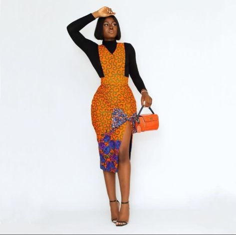 30 Amazing dungarees styles to try – Ankaracrib Pinafore Dress Outfit, Pinafore Dress Pattern, Classy Short Dresses, African Party Dresses, African Prom Dresses, African Print Dress Ankara, African Print Clothing, Ankara Gown, Short African Dresses