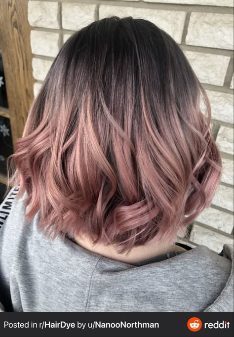 Grey Hair Pink Highlights, Pink On Grey Hair, Pink Dyed Hair Short, Highlight Pink Hair, Short Hair Pink Highlights, Pink Hair Color Ideas For Short Hair, Hair Colour Ideas For Short Hair, Pink Ombre Hair Short, Grey And Pink Hair