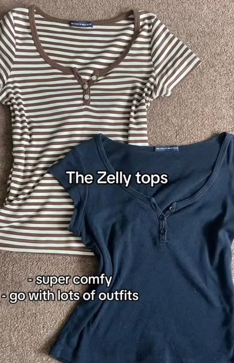 Brandy Melville Basic Tops, Zelly Stripe Top Brandy Melville, What To Get From Brandy Melville, Brandy Zelly Top, Basic Brandy Outfits, Brands Like Brandy Melville, Brandy Melville Wishlist, Tops Brandy Melville, Rare Brandy Melville