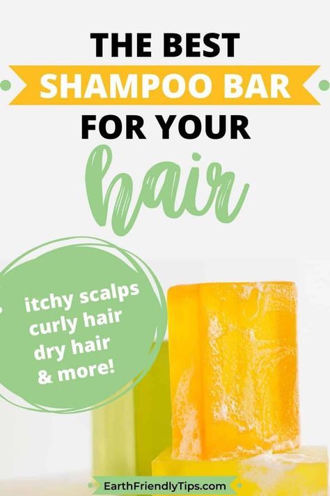 Think you can't find the right shampoo bar for your hair type? Think again! This list of the best shampoo bars has outstanding shampoo bar options for every type of hair. Whether you're looking for the best shampoo bar for itchy scalps or the best shampoo bar for curly hair, you'll find exactly what you need to enjoy a zero waste shower. #ecofriendly #zerowaste #natural #shampoobar #lowwaste #sustainable Best Bar Shampoo And Conditioner, Best Shampoo Bars, Best Shampoo, Dry Curly Hair, Solid Shampoo Bar, Homemade Laundry, Shampoo For Curly Hair, Shampoo Bars, Thick Curly Hair