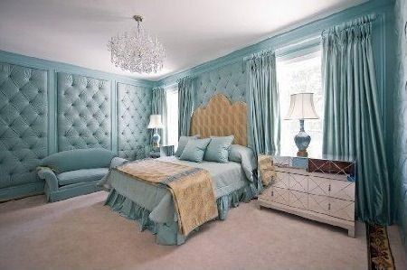 Found on Zillow Digs Padded Wall Panels, Fabric Wall Panels, Luxury Bedroom Interior, Upholstered Wall Panels, Diy Headboard Upholstered, Upholstered Walls, Padded Wall, Wall Panels Bedroom, Wall Panel Design