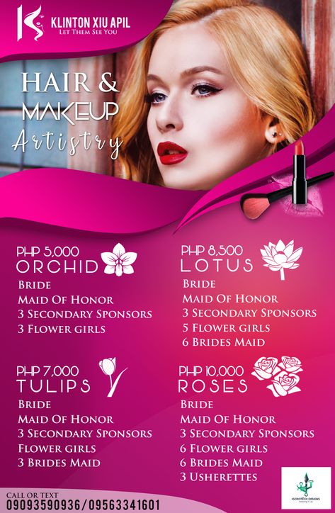 A design made specifically for a makeup artist Beauty Salon Flyer Design, Salon Flyer Design, Pamphlet Ideas, Artist Template, Beauty Salon Flyer, Beauty Logo Makeup, Makeup Poster, Beauty Salon Posters, Skin Care Salon