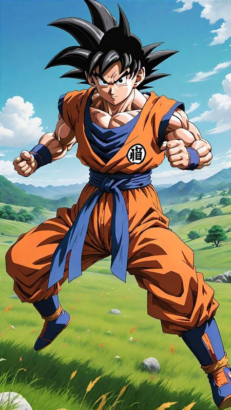 Traditional Sketches, Anime Drawings For Beginners, Goku Pics, Dbz Goku, Goku Drawing, Anime Picture Hd, The Best Wallpapers, Dragon Ball Wallpaper Iphone, Dragon Ball Painting