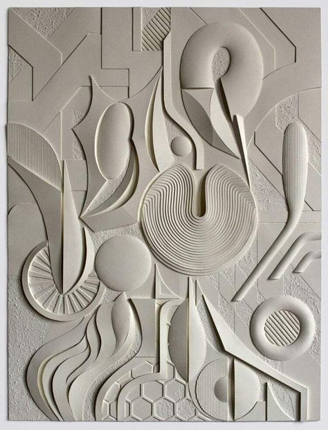 Abstract Relief Sculpture, Plaster Wall Art Murals, 3d Wall Art Sculpture, Plaster Relief, 3d Wall Sculpture, Mural Art Design, Sun Motif, 3d Panel, Wall Panel Design