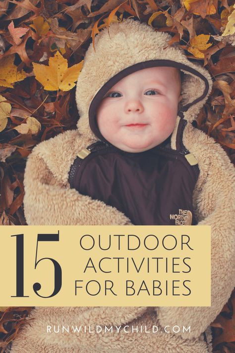 Outdoor activities for babies - why it’s so important to get your baby outside, tips for taking your baby outside and 15 simple outdoor activities for babies that a new parent will easily be able to incorporate into daily life. #baby #babies #outdoorbaby #outdooractivities #outdoorkids #newmom #newbornactivities #babyactivities #activitiesforbabies #runwildmychild Outdoor Play For Infants, Outdoor Activities For Two Year Olds, Nature Activities For Infants, Infant Nature Activities, Outdoor Activities For Infants, Outdoor Baby Activities, Nature Activities For Babies, Infant Outdoor Activities, Outdoor Activities For Babies