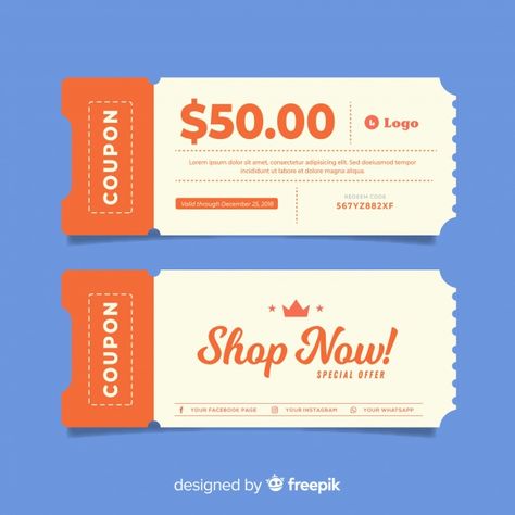 Gift Voucher Design, Gifts Banner, Voucher Design, Gift Card Design, Ticket Design, Food Menu Design, Food Graphic Design, Website Design Layout, Creative Ads