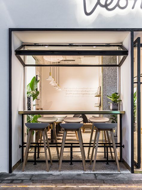 Window Coffee Bar, Cafe Concept, Coffee Shop Interior Design, Design Café, Storefront Design, Cafe Shop Design, Coffee Shops Interior, Bakery Design, Coffee Shop Design