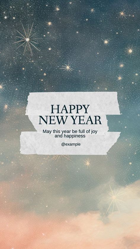 Happy new year Instagram story template, editable text | premium image by rawpixel.com Happy New Year Template Design, New Year Instagram Story Template, Happy New Year Instagram Story, New Year Instagram Story, Happy New Year Celebration, Christmas Content, New Year Happy, Best Templates, New Year Celebration